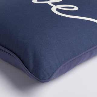 Artistic Weavers Glyph Romantic Love Navy/Ivory Detail