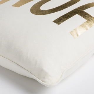 Artistic Weavers Glyph Home Ivory/Metallic Gold Detail