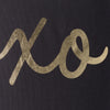 Artistic Weavers Glyph Hugs and Kisses Black/Metallic Gold Closeup