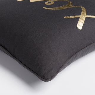 Artistic Weavers Glyph Hugs and Kisses Black/Metallic Gold Detail