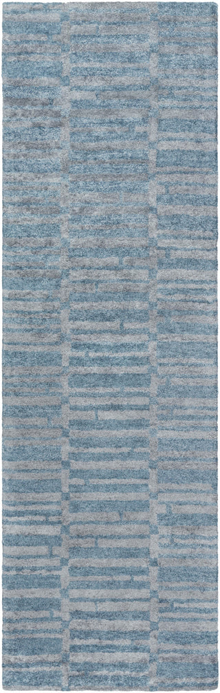 Surya Gemini GMN-4018 Teal Area Rug 2'6'' x 8' Runner