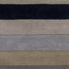 Surya Geometrix GMX-7011 Charcoal Hand Tufted Area Rug Sample Swatch