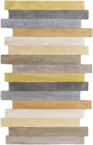 Surya Geometrix GMX-7012 Gold Area Rug 5' x 8'