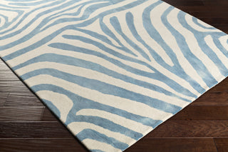 Artistic Weavers Geology Parker Turquoise/Ivory Area Rug Corner Shot