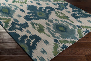 Artistic Weavers Geology Skylar Teal/Turquoise Area Rug Corner Shot
