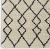 Geometric Shag GOS01 Ivory/Charcoal Area Rug by Nourison