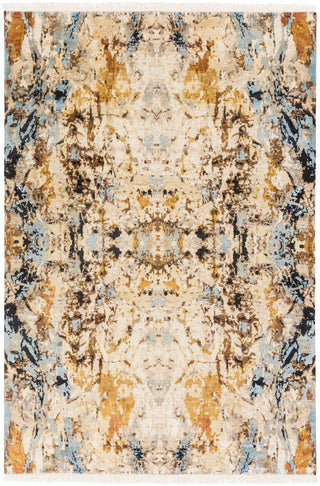 Govandi GOV-1001 Blue Hand Knotted Area Rug by Surya 6' X 9'