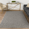 Dalyn Gorbea GR1 Pewter Area Rug Room Scene Featured 