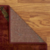 LR Resources Grace 81108 Red Area Rug Backing