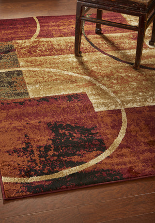 LR Resources Grace 81108 Red Area Rug Alternate Image