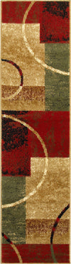 LR Resources Grace 81108 Red Area Rug 2'1'' X 7'5'' Runner