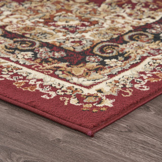 LR Resources Grace 81112 Red / Black Area Rug Alternate Image