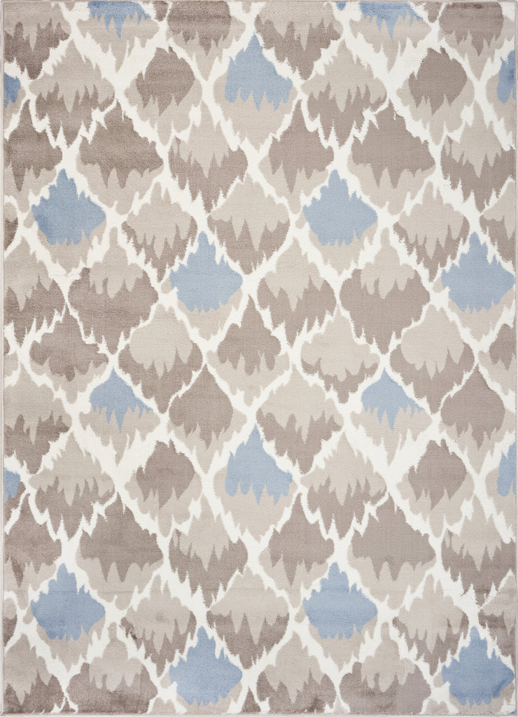 LR Resources Grace 81124 Gray / Light Blue Area Rug main image