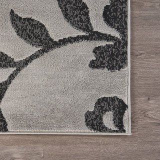 LR Resources Grace 81131 Gray / Black Area Rug Alternate Image