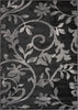 LR Resources Grace 81132 Black Area Rug 