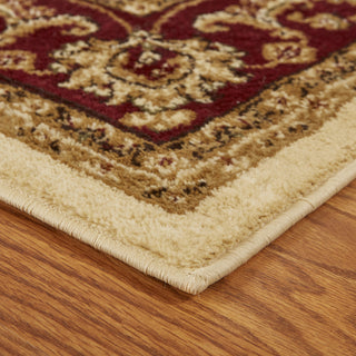 LR Resources Grace 81135 Ivory / Red Area Rug Alternate Image