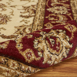 LR Resources Grace 81135 Ivory / Red Area Rug Alternate Image