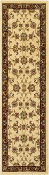 LR Resources Grace 81135 Ivory / Red Area Rug 