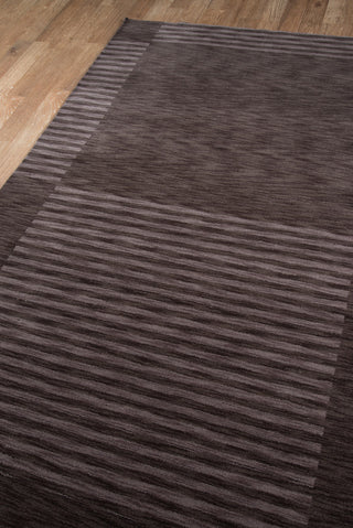 Momeni Gramercy GM-07 Carbon Area Rug Corner Shot Feature