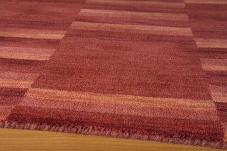 Momeni Gramercy GM-08 Red Area Rug Corner Shot