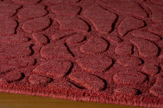 Momeni Gramercy GM-11 Red Area Rug Corner Shot