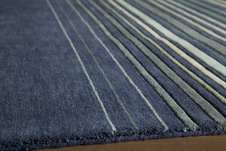 Momeni Gramercy GM-25 Blue Area Rug Closeup