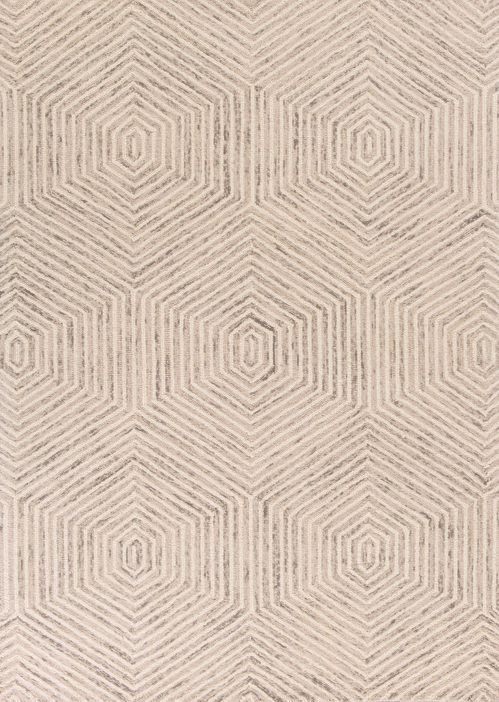 KAS Gramercy 1607 Ivory Honeycomb Area Rug main image