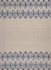 KAS Gramercy 1610 Ivory/Blue Vista Hand Tufted Area Rug