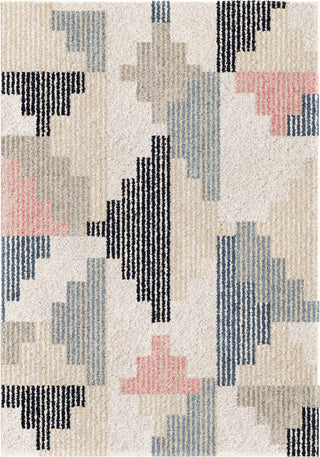 Orian Rugs Grand Tapis Deco Lines Soft White Area Rug by Palmetto Living main image