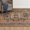 Karastan Estate Grasmere Coral Area Rug Lifestyle Image