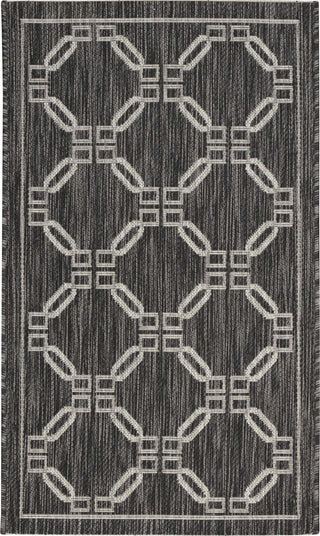 Nourison Garden Party GRD02 Charcoal Area Rug