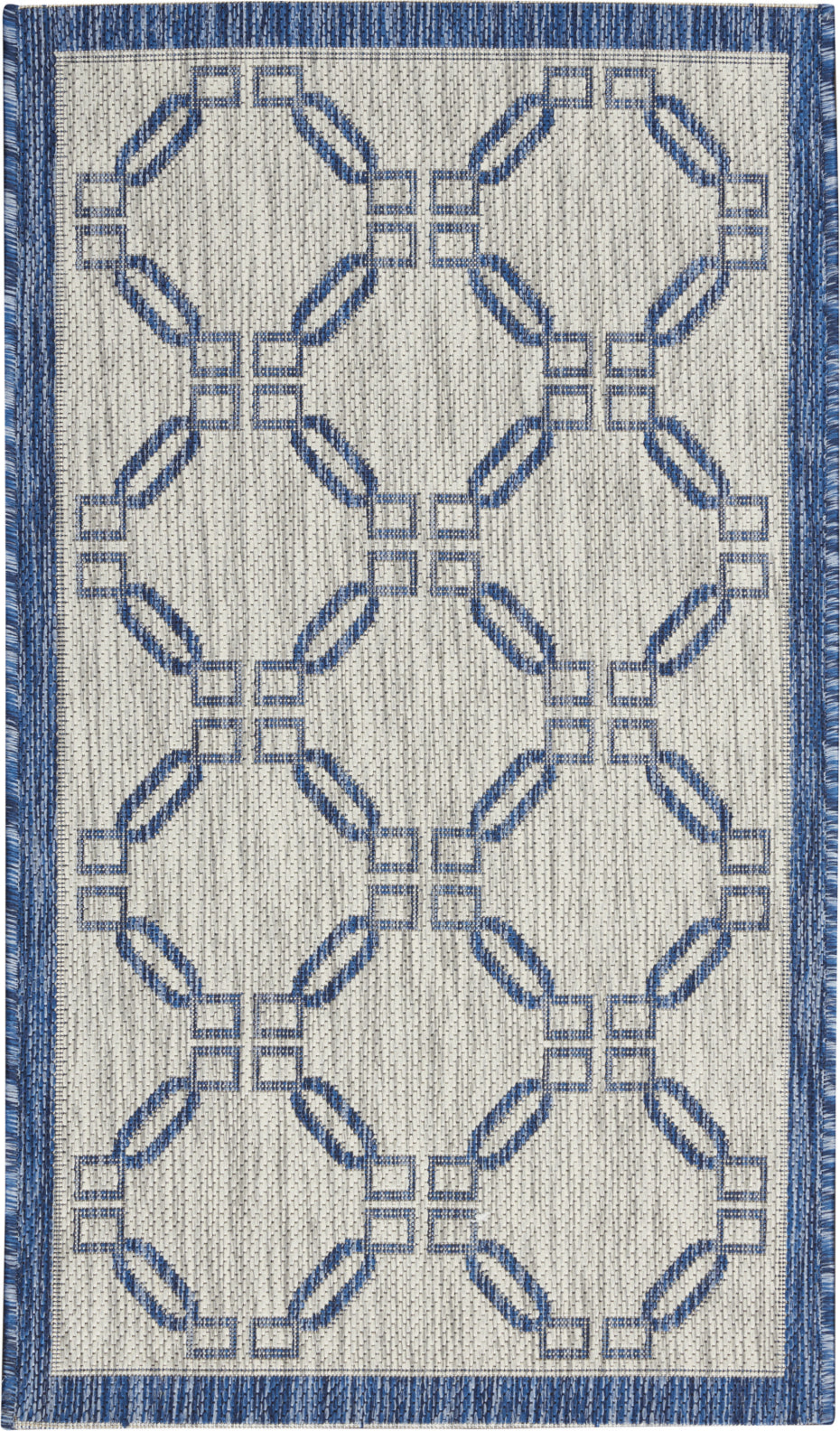 Nourison Garden Party GRD02 Ivory Blue Area Rug