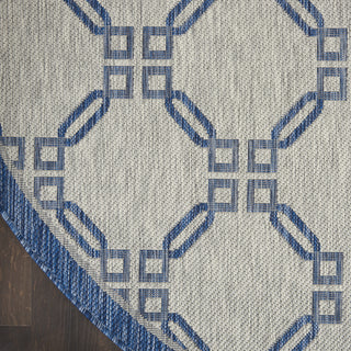 Nourison Garden Party GRD02 Ivory Blue Area Rug