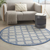 Nourison Garden Party GRD02 Ivory Blue Area Rug