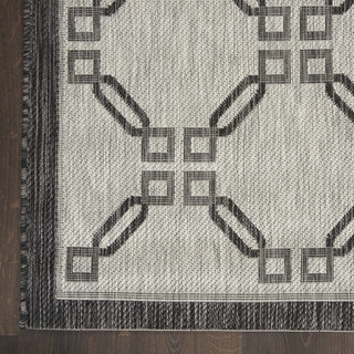 Nourison Garden Party GRD02 Ivory/Charcoal Area Rug