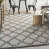 Nourison Garden Party GRD02 Ivory/Charcoal Area Rug