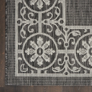 Nourison Garden Party GRD03 Charcoal Area Rug