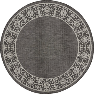 Nourison Garden Party GRD03 Charcoal Area Rug