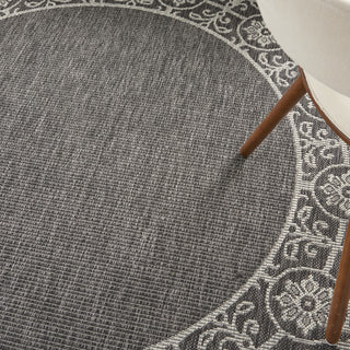 Nourison Garden Party GRD03 Charcoal Area Rug