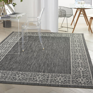 Nourison Garden Party GRD03 Charcoal Area Rug