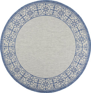 Nourison Garden Party GRD03 Ivory Blue Area Rug