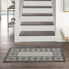 Nourison Garden Party GRD03 Ivory/Charcoal Area Rug