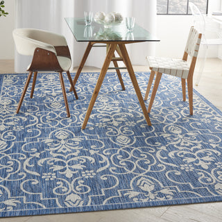 Nourison Garden Party GRD04 Denim Area Rug