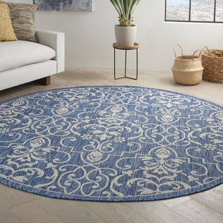 Nourison Garden Party GRD04 Denim Area Rug