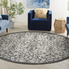Nourison Garden Party GRD04 Ivory/Charcoal Area Rug