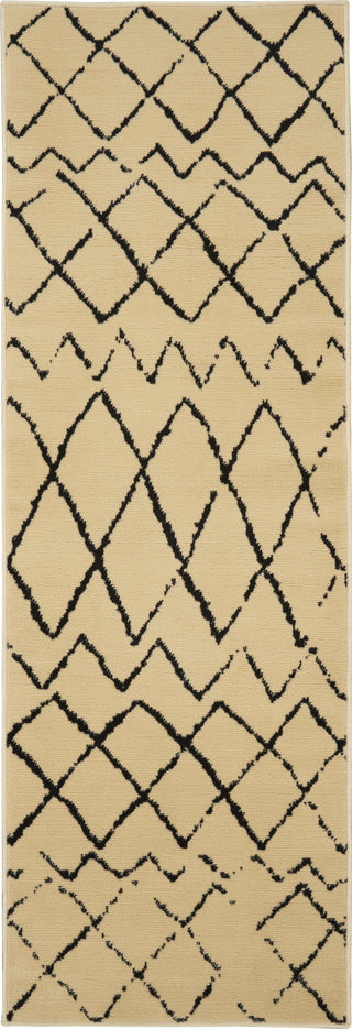 Nourison Grafix GRF04 Cream Black Area Rug