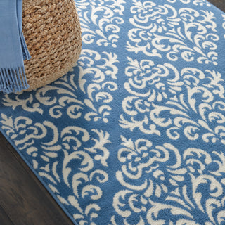 Nourison Grafix GRF06 Blue Area Rug