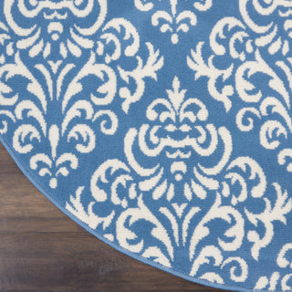 Nourison Grafix GRF06 Blue Area Rug