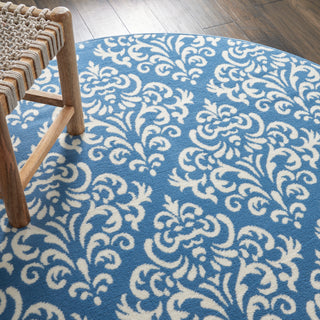 Nourison Grafix GRF06 Blue Area Rug