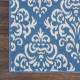 Nourison Grafix GRF06 Blue Area Rug